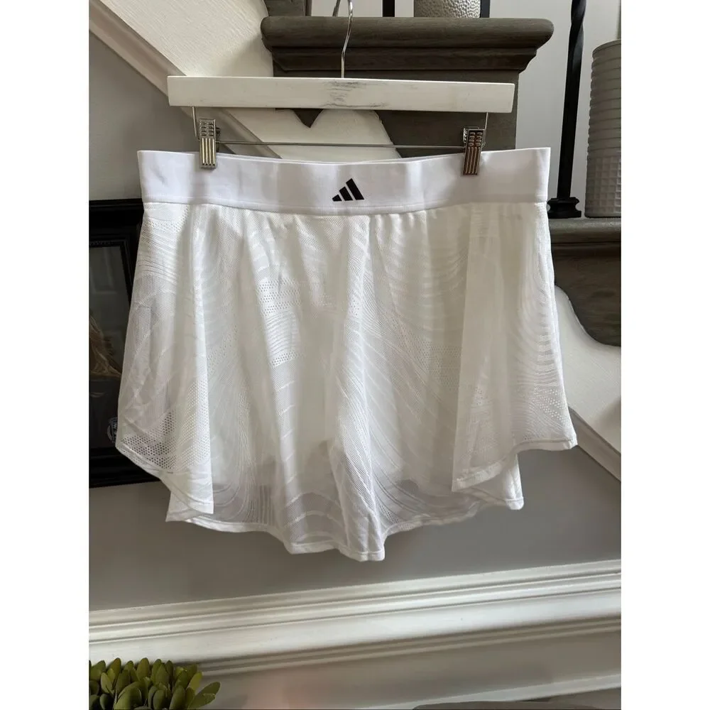 Adidas White Pro Climacool Tennis Skirt sz XL NWOT